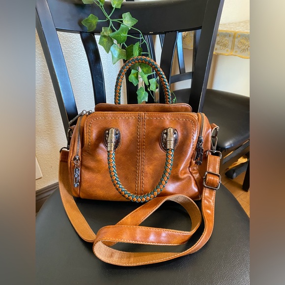 Xidibaoluo Faux Leather Purse color Brown Bag - Picture 2 of 9